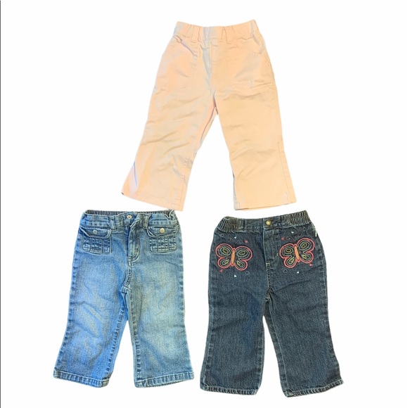 Baby Girl Pants 18 M- 12 pairs Shorts 18 M- 1 pair - Picture 2 of 8